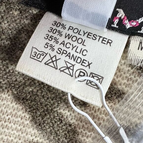 I AM Alberto Makali Long Sleeve Wool Blend Button Down Floral Midi Dress - Picture 7 of 10